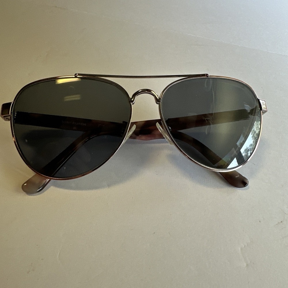 Tory Burch TY6070 32738Z 57-14-140 2N GOLD AVIATOR SUNGLASSES FRAMES ONLY